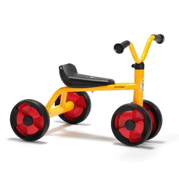slide 2 of 5, Winther Pushbike for One Yellow, Black, Red - Assembled - Kids