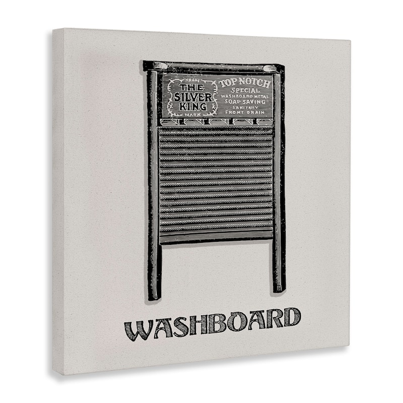 Stupell Timeless Antique Washboard Canvas Wall Art Design By Val Rhodes