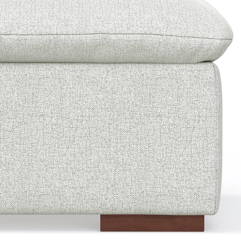 WYNDENHALL Marlee Ottoman in Velvety Chenille Performance Fabric