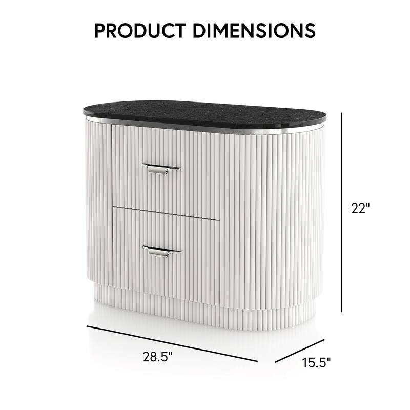 Furniture of America Leander Modern 2-Piece Light Grey Panel Bed and Nightstand Set