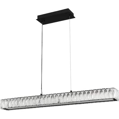 Reese Integrated LED Matte Black Island Light