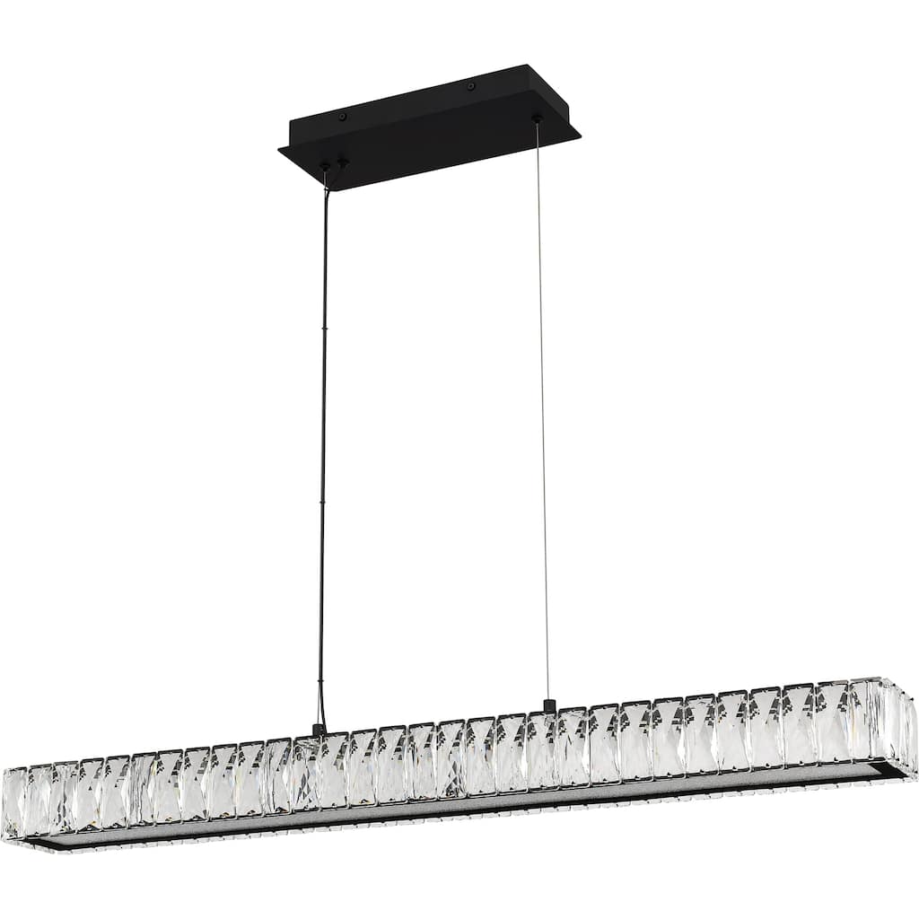 Reese Integrated LED Matte Black Island Light