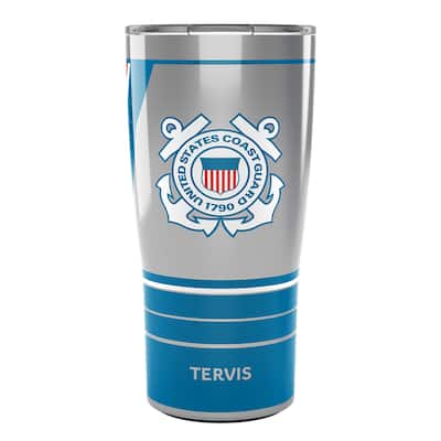 Tervis Traveler Coast Guard Forever Proud Triple Walled Insulated Travel Tumbler, Stainless Steel