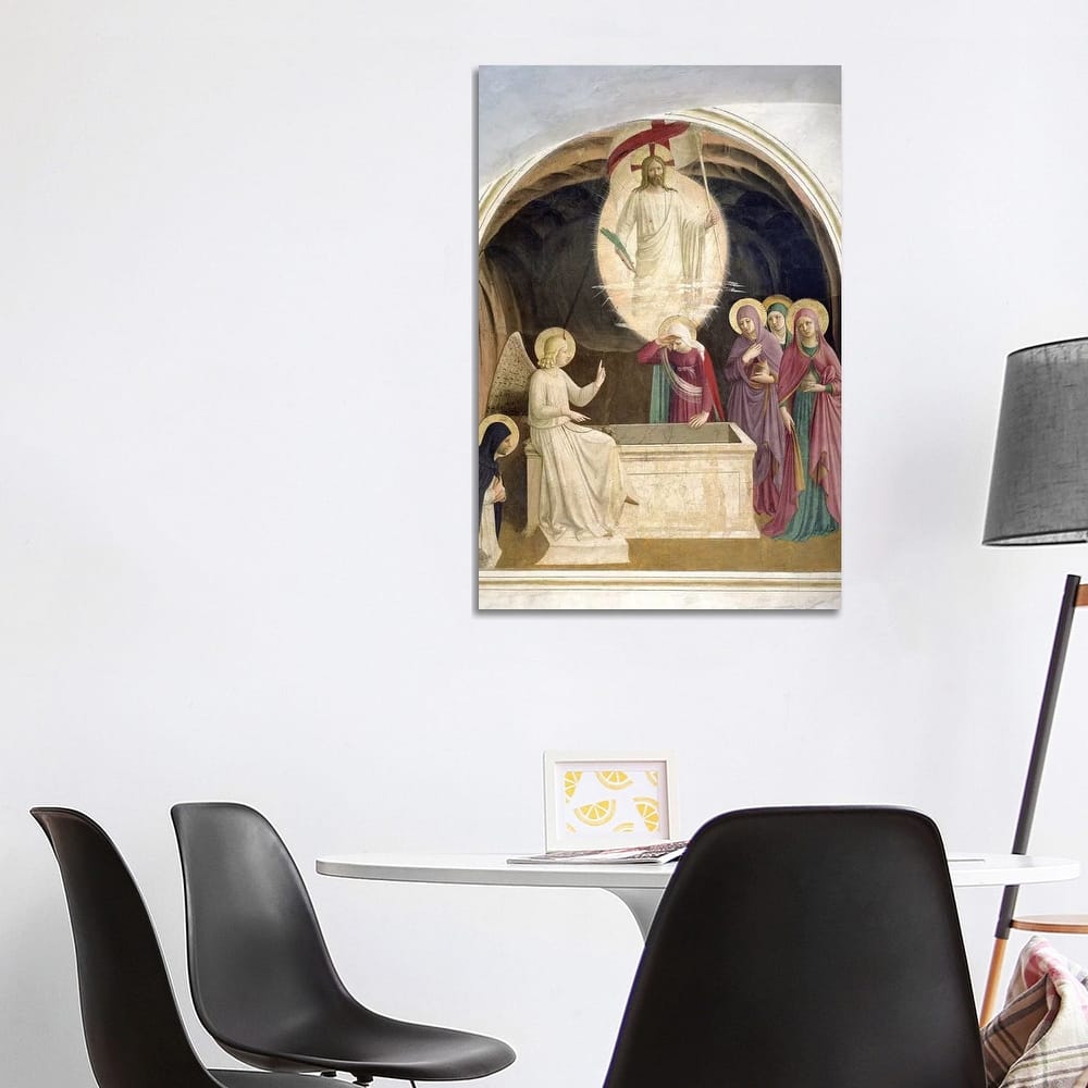 iCanvas "The Resurrection Of Christ And The Pious Women At The Sepulchre, 1442" by Fra Angelico Canvas Print