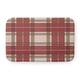 Scotish Plaid Pet Feeding Mat for Dogs and Cats - Orange - 24" x 17"