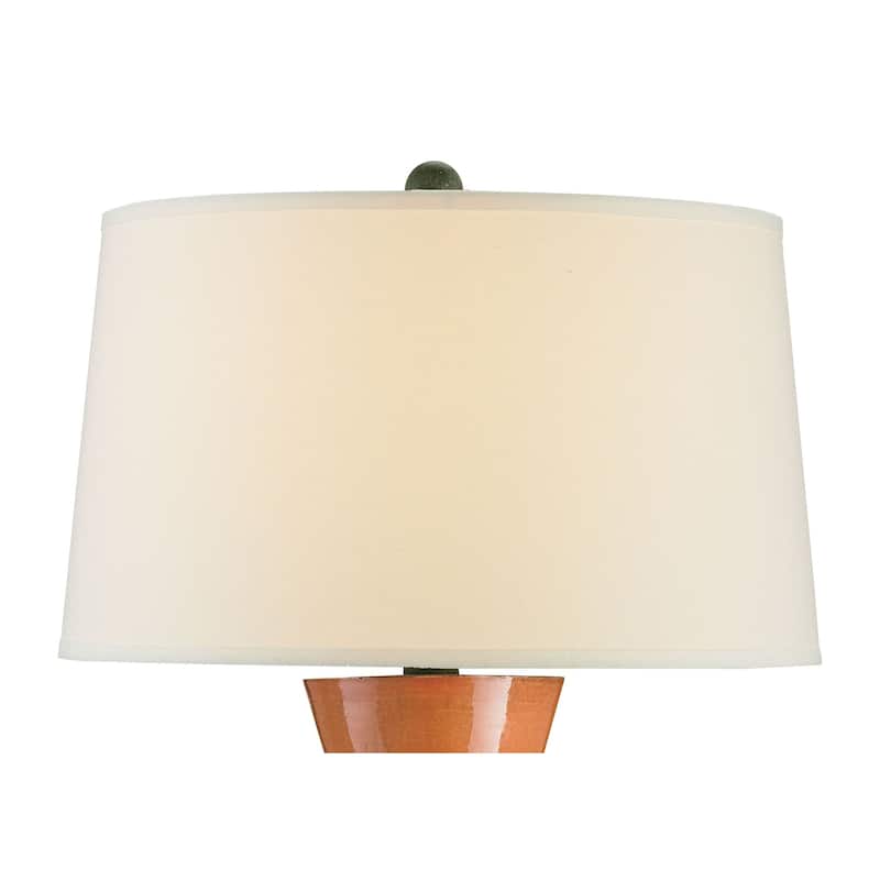 Currey & Company Upbeat Orange Table Lamp - 31"h x 18"dia