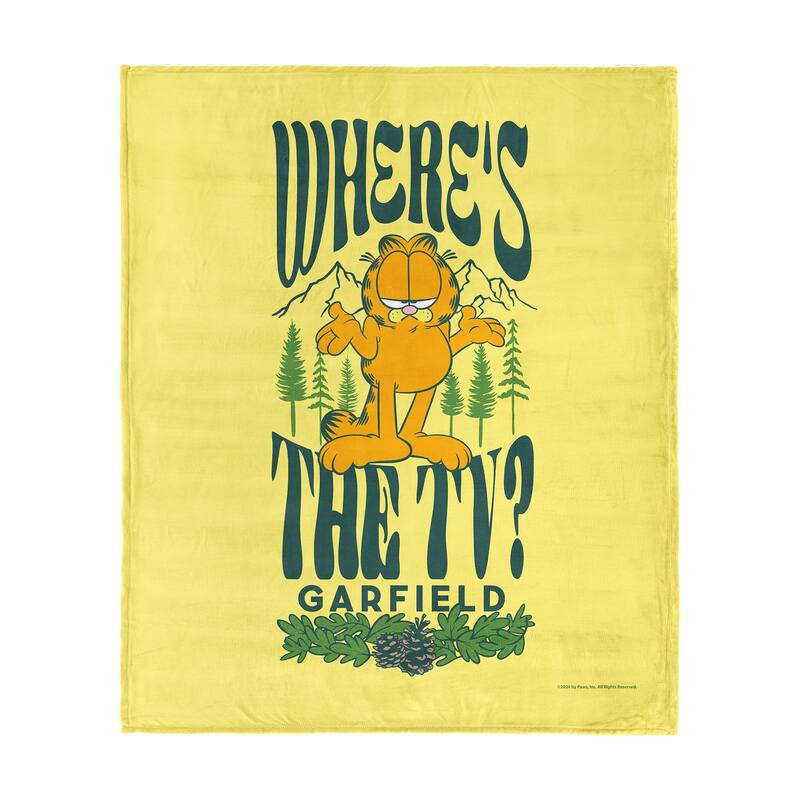 Nickelodeon Garfield Silk Touch Throw Blanket