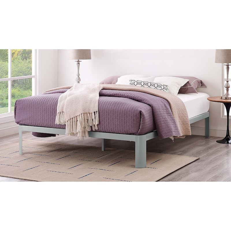 Copley Grey King Size Metal Bed Frame