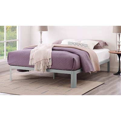 Copley Grey King Size Metal Bed Frame