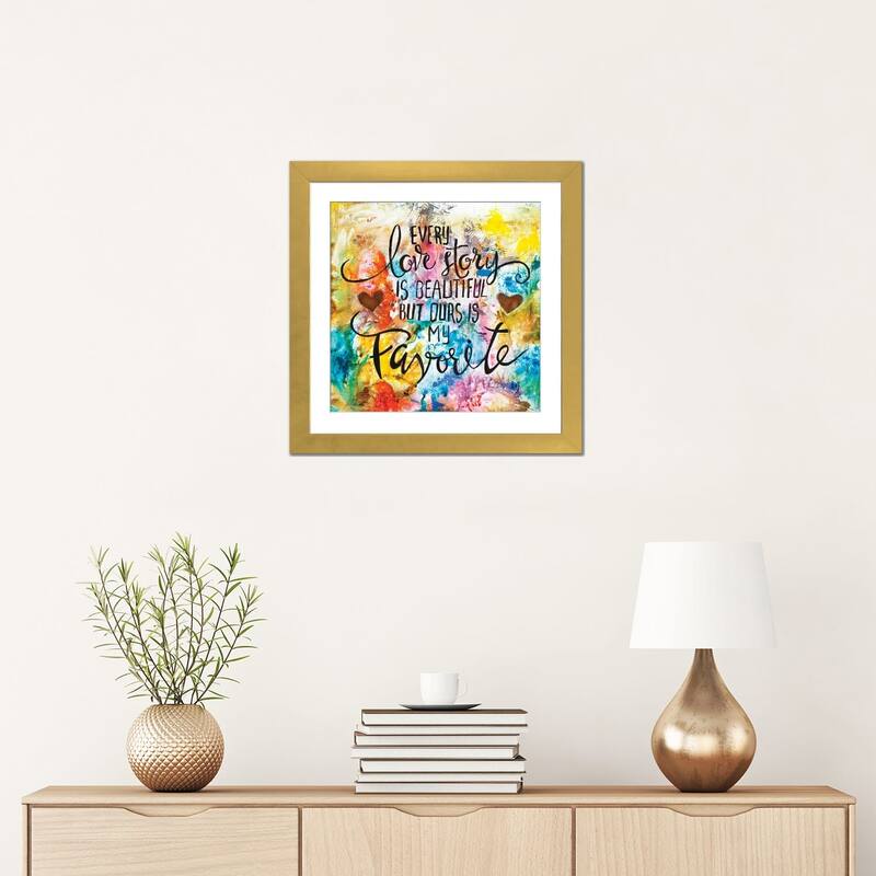 iCanvas "Every Love Story Is Beautiful" by Ivan Guaderrama