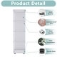 preview thumbnail 113 of 165, Glass Display Cabinet with Doors & Locks, Acrylic Shelves, Floor Standing Storage Showcase for Home or Office