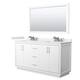 Option White / White Quartz Top / Brushed Nickel Hardware