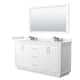 Option White / White Quartz Top / Brushed Nickel Hardware