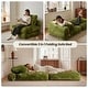 preview thumbnail 5 of 6, OVIOS Corduroy & Plush Foldable ​Sleeper Sofa