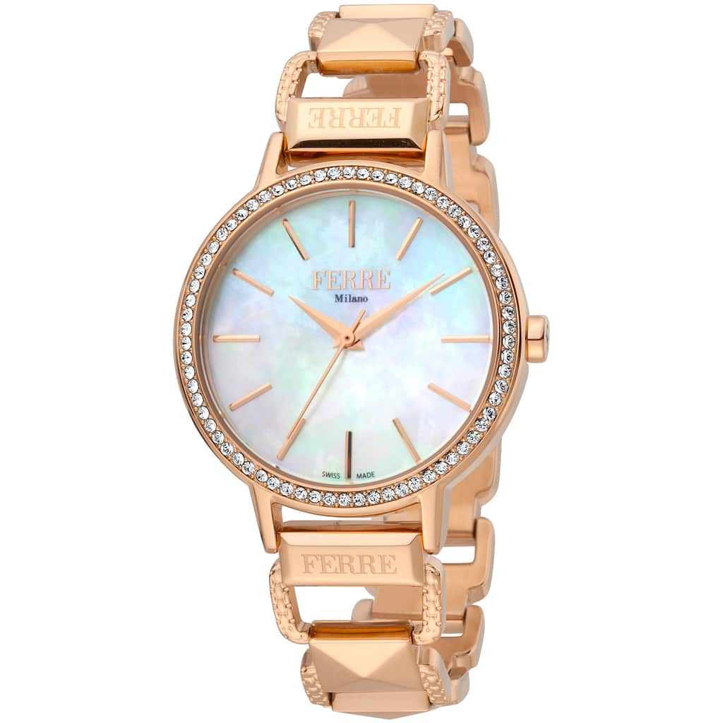 Ferre Milano Women's Classic Mother of pearl Dial Watch - FM1L173M0081 - Mother of pearl - 6 (36)