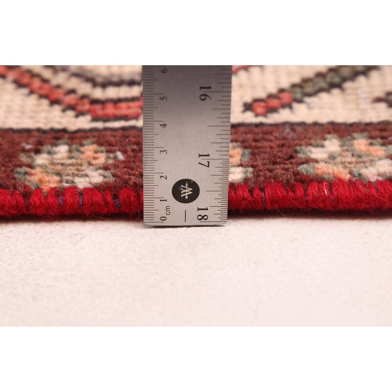 ECARPETGALLERY Hand-knotted Antalya Vintage Red Wool Rug - 4'8 x 6'8