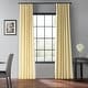 preview thumbnail 5 of 81, Exclusive Fabrics Textured Faux Dupioni Silk Thermal Blackout Curtains (1 Panel)