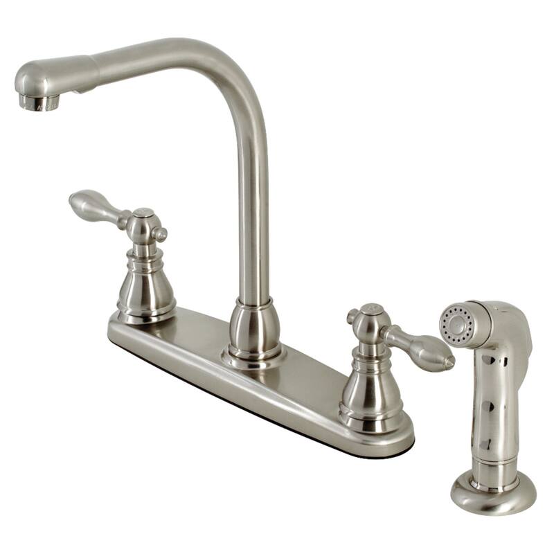 American Classic Centerset Kitchen Faucet with Side Sprayer
