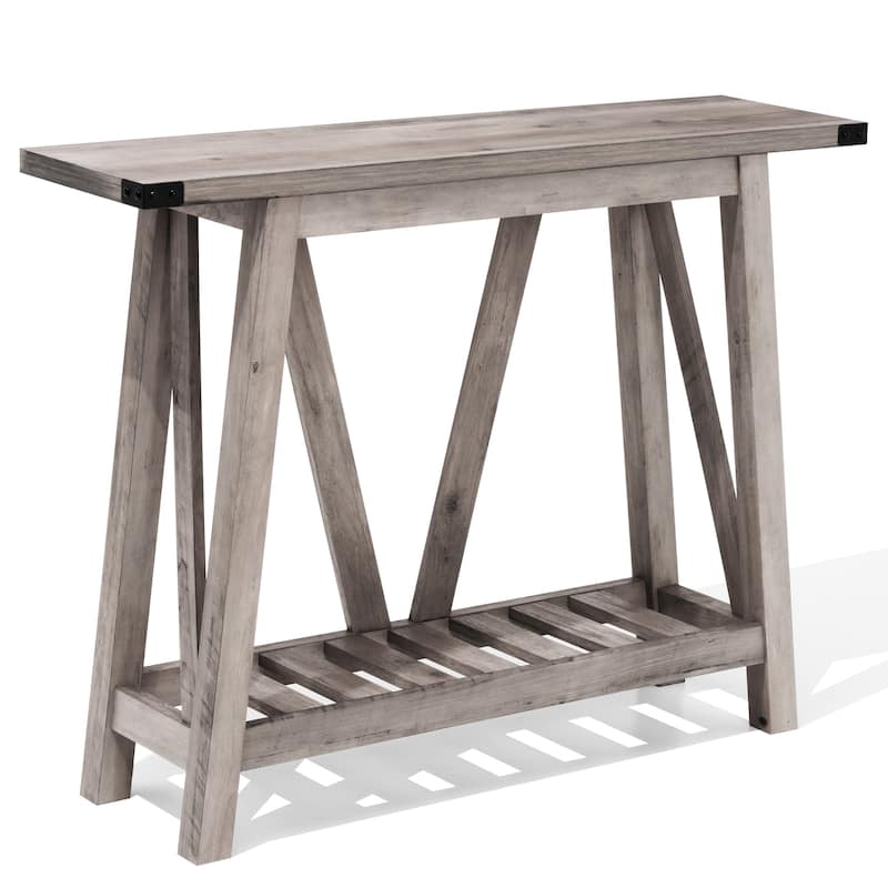 Console Table with Storage Shelf Entry Table for Living Room Hallway - 41.34 in L * 11.42 in W * 31.5 in H