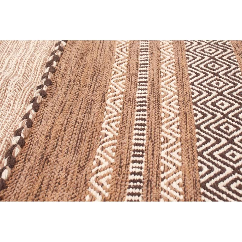 ECARPETGALLERY Arizona Flat-weave Wool Kilim Area Rug