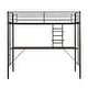 preview thumbnail 2 of 5, Twin Metal Loft Bed with Desk, Shelves, Ladders & Safety Barriers