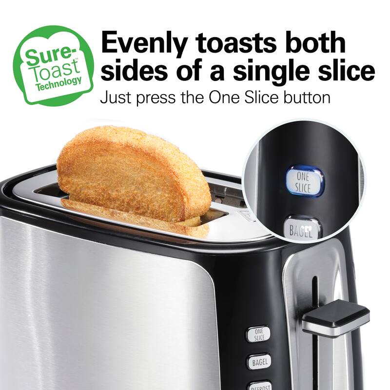 Hamilton Beach Sure-Toast 2 Slice Toaster with Toast Boost