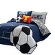 preview thumbnail 18 of 18, Lush Decor Soccer Game Reversible Oversized Kids Quilt Set