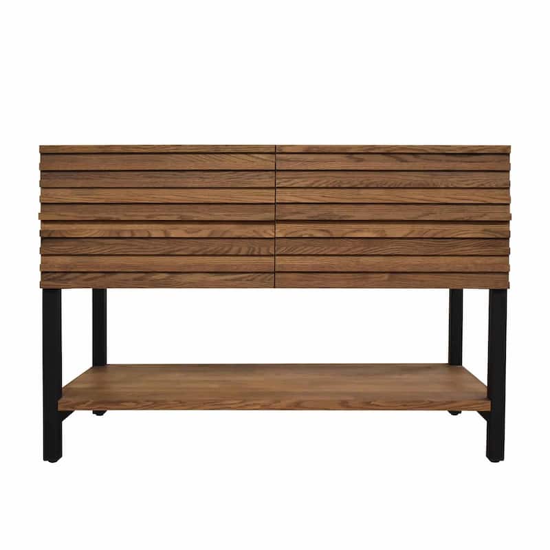 Winemaker Reclaimed Wood Freestanding Single Bathroom Vanity (Base Only)