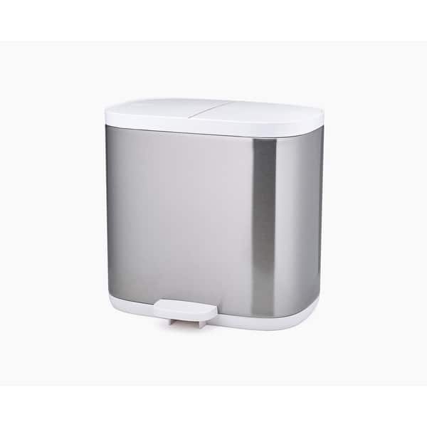 Joseph Joseph Split Steel Bathroom Waste Separation Bin Bed Bath