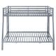 preview thumbnail 25 of 52, Metal Bunk Bed with 2 Built-in Ladders, Twin XL Over Queen/Full XL Over Queen Heavy Duty Bunk Bedframe with Guardrails for Kids