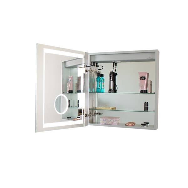 Shop Miseno Mmc2426sled 24 W X 26 H Lighted Frameless Single Door Medicine Cabinet With Dual Color And Smart Touch Control Free Shipping Today Overstock 28261411