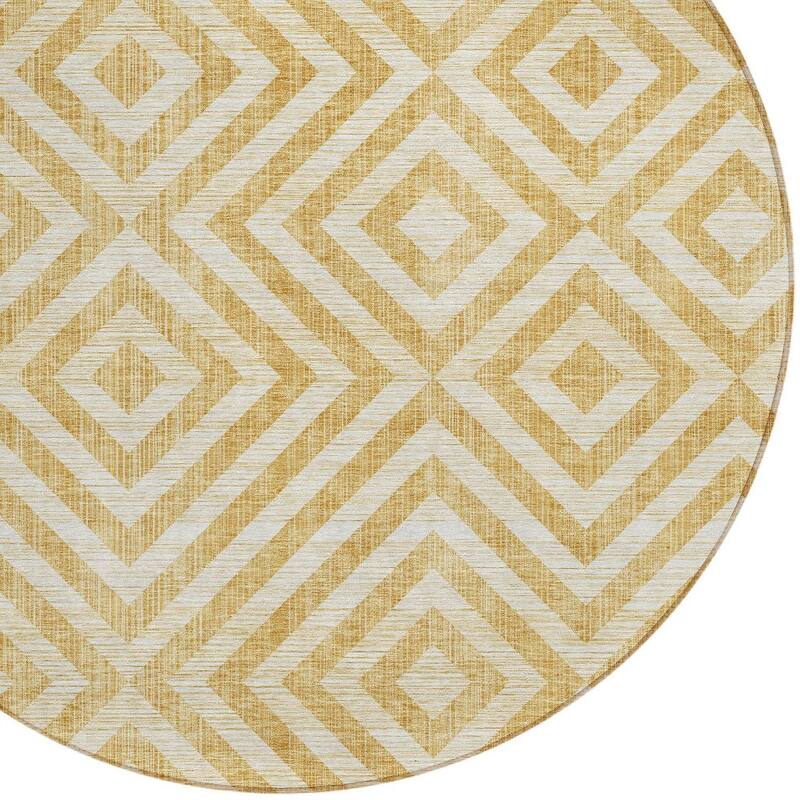 HomeRoots Geometric Transitional Rectangle Outdoor Rug