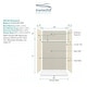 preview thumbnail 57 of 152, Transolid Expressions 60-in X 32-in X 96-in Glue to Wall Shower Kit - 32" x 60" x 96" - 32" x 60" x 96"