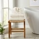 preview thumbnail 88 of 197, Linery & Co. Cotton Diamond Waffle Texture Bath Towels 6 Piece Set - Ivory