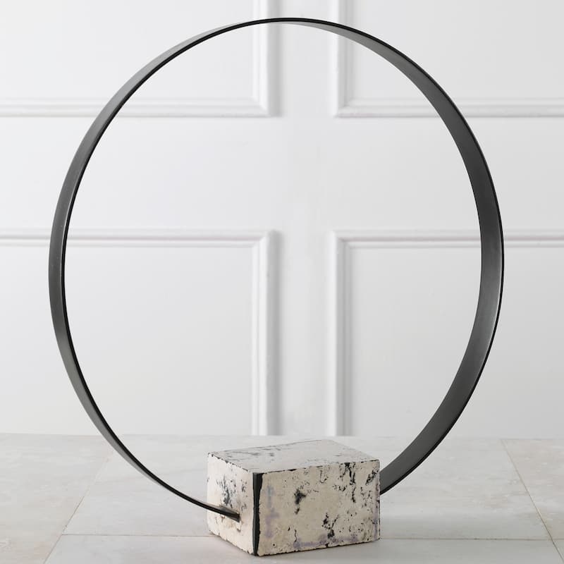 Uttermost Around Again Circular Sculpture - 18 W X 19 H X 4 D (in)