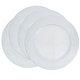 preview thumbnail 3 of 3, Soft Glow Faux Mother of Pearl Charger Plate (Set of 4)