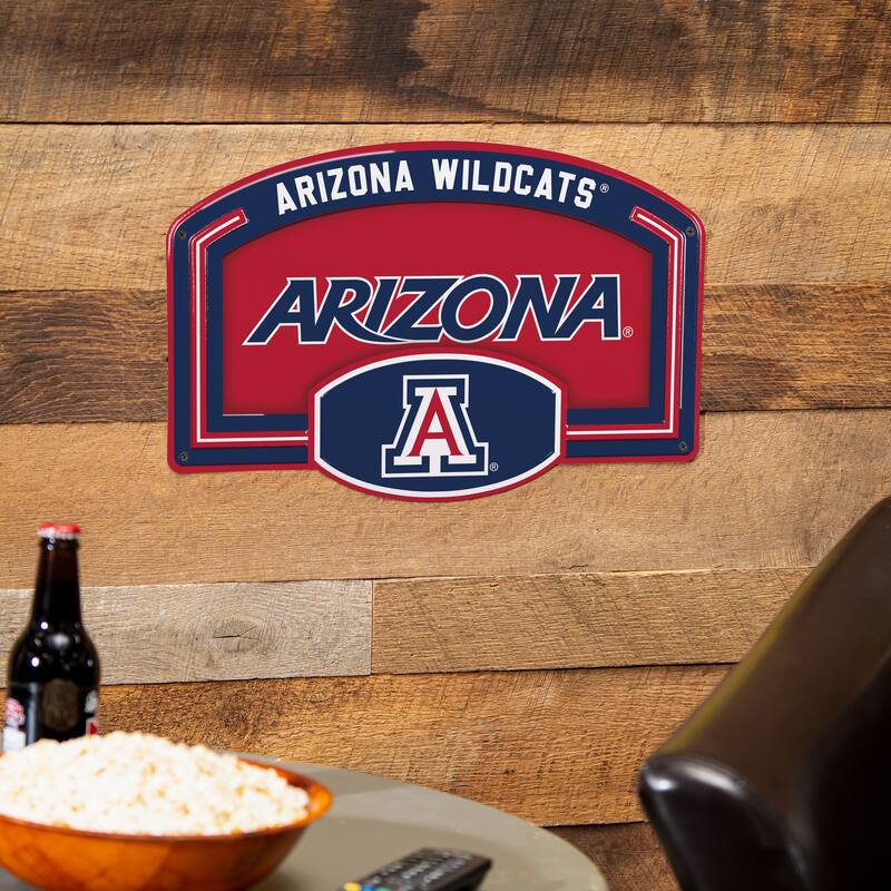 University of Arizona Embossed Steel Wall Sign, 11" x 17"