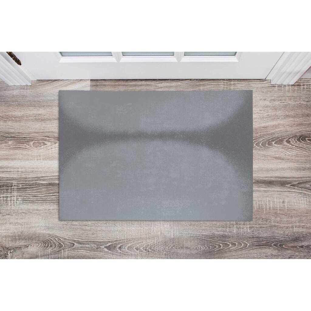 TORNADO GREY Indoor Floor Mat By Kavka Designs