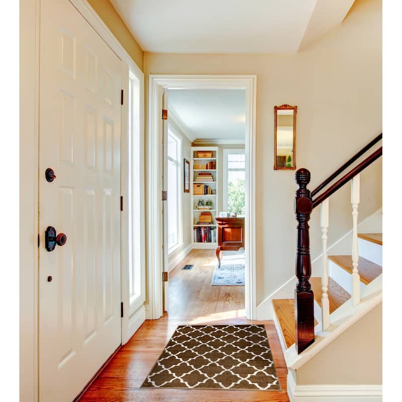 SUSSEXHOME Stair Treads Non-Skid Multi-Color Safety Stair Mat, Landing Rug
