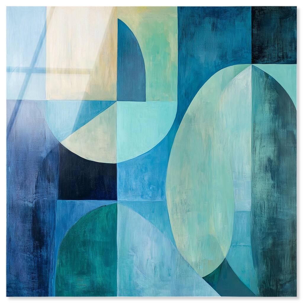 Color Blocks II Acrylic by Art Remedy, Ready to Hang