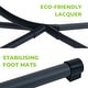 preview thumbnail 8 of 14, HDPE Egg Hanging Chair with Stand - 350lb Capacity Indoor/Outdoor Swing Chair, Includes Cushion and Adjustable Chain