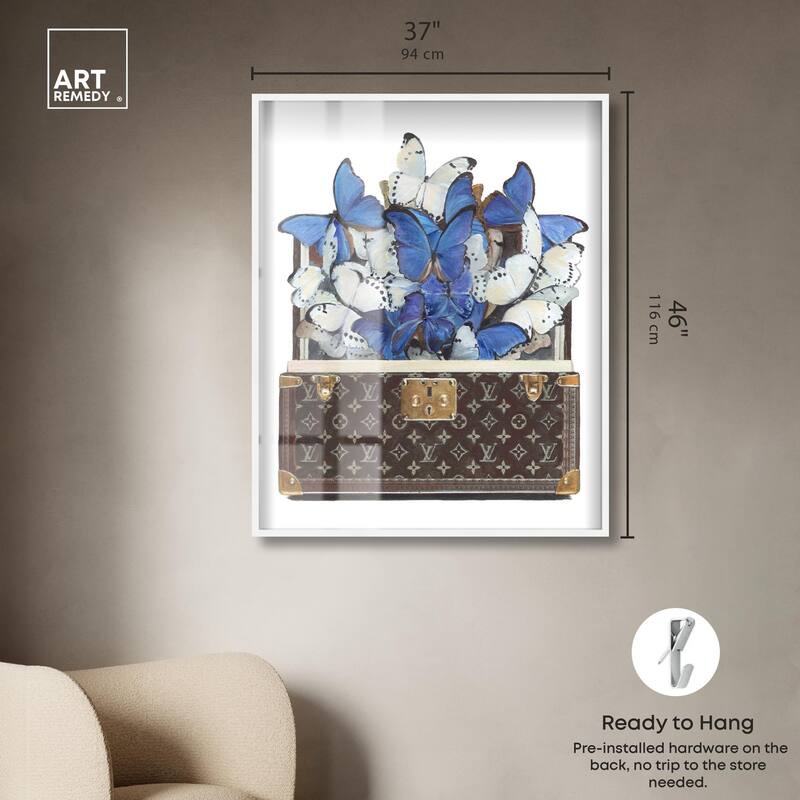 Luxurious Butterflies Shadowbox by Art Remedy