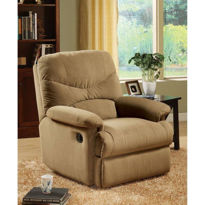 Modern Recliner in Sage Microfiber
