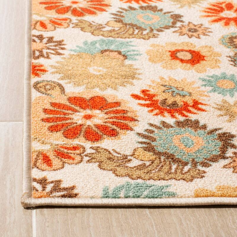 SAFAVIEH Metropolis Shobha Floral Gardens Rug