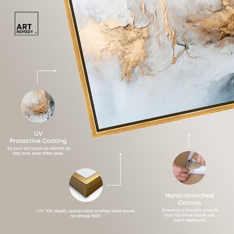 Canvas of Golden Shades Canvas by Art Remedy