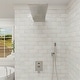 preview thumbnail 19 of 26, GIVINGTREE Deluxe 22" Wall Mounted Waterfall Rain Shower System (valve Included)