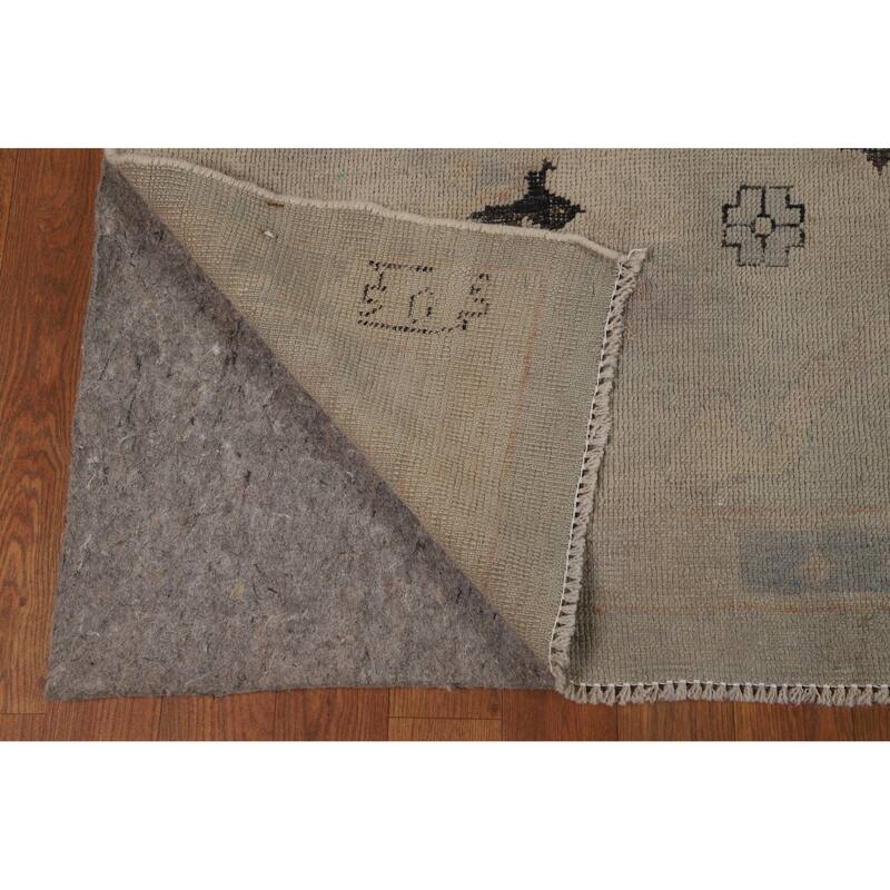Oushak Oriental Area Rug Handmade Wool Carpet - 8'3"x 11'1"