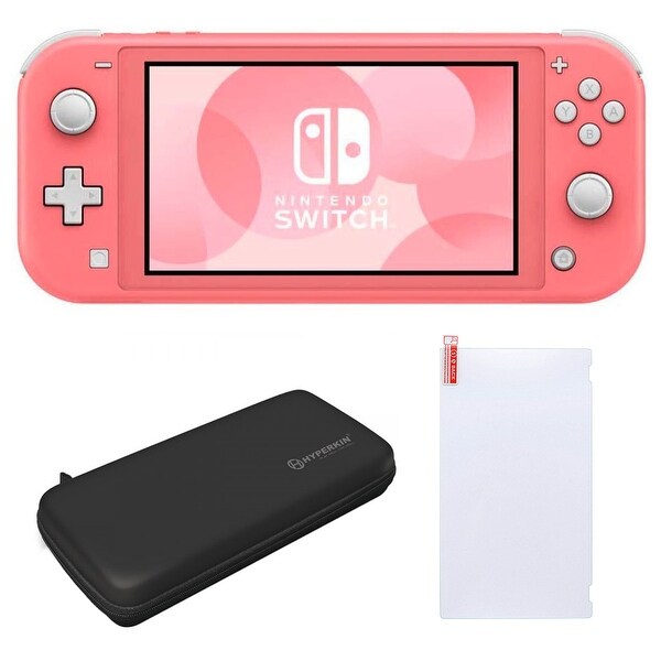 nintendo switch lite screen protector and case