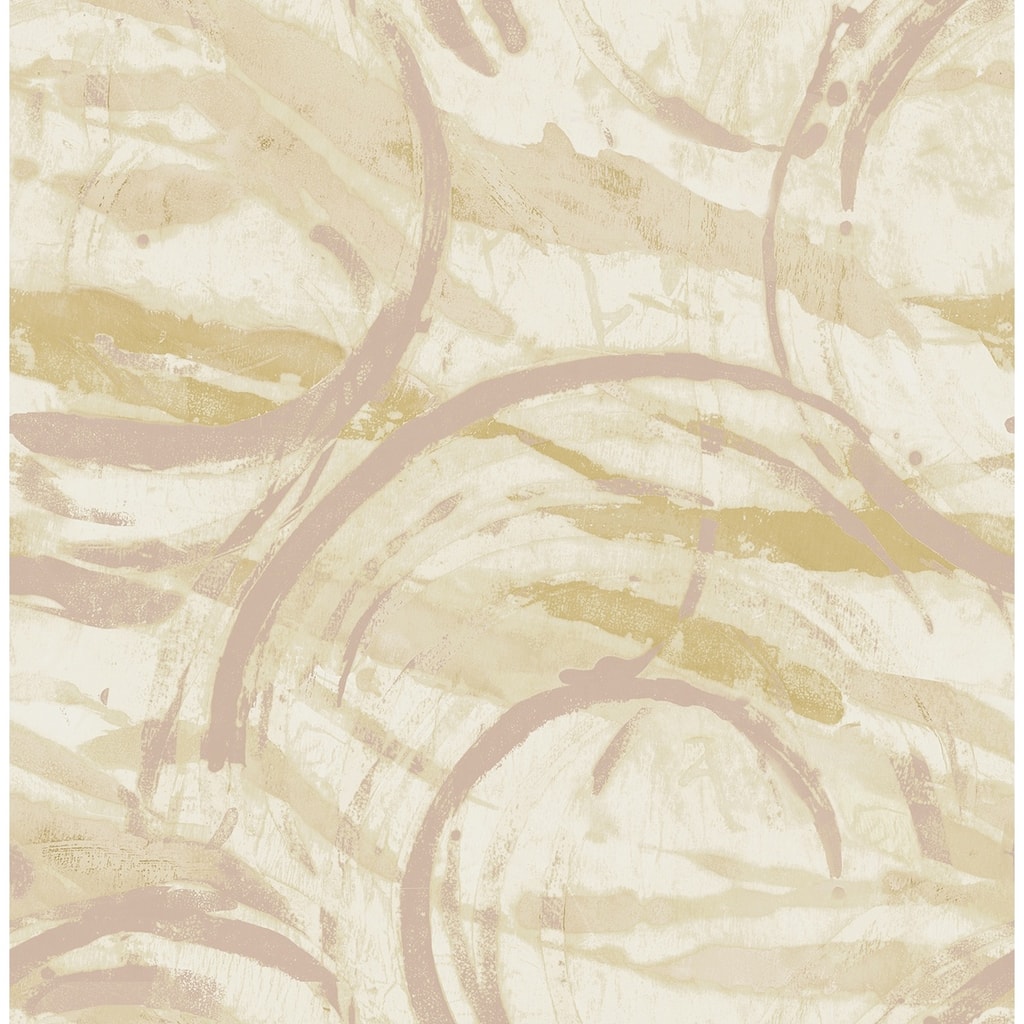 Seabrook Designs Dixon Abstract Unpasted Wallpaper
