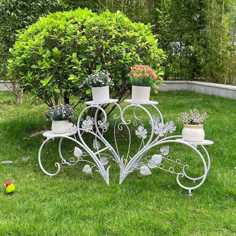 Classic Plant Stand Art Flower Pot Holder Rack Planter Outdoor Indoor